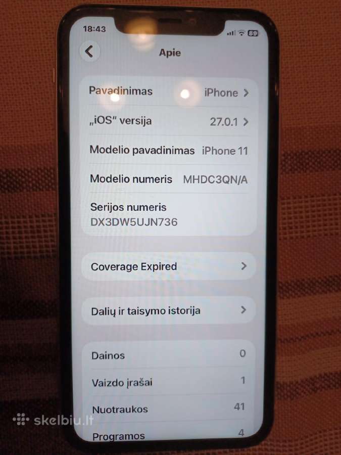 iPhone 11.27naujausia versija - nuotraukos Nr. 3
