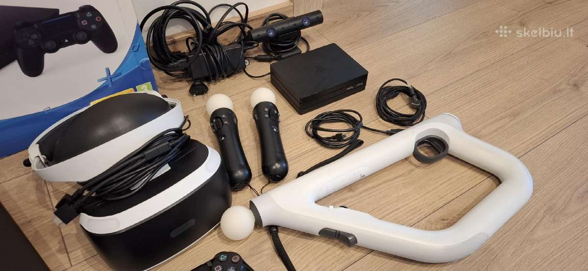 Playstation 4 slim + vr rinkinys + 9 žaidimai - nuotraukos Nr. 2