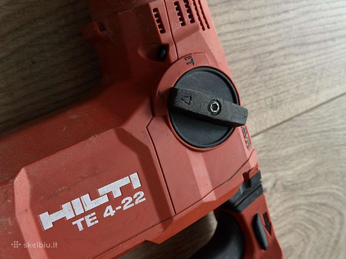 „Hilti Te 4-22“ perforatorius ir suktukas - nuotraukos Nr. 4