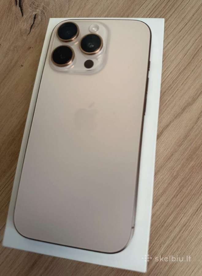 Apple iPhone 16 Pro 512 GB- Desert Titanium - nuotraukos Nr. 2