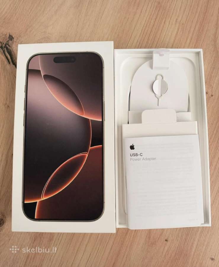 Apple iPhone 16 Pro 512 GB- Desert Titanium - nuotraukos Nr. 10
