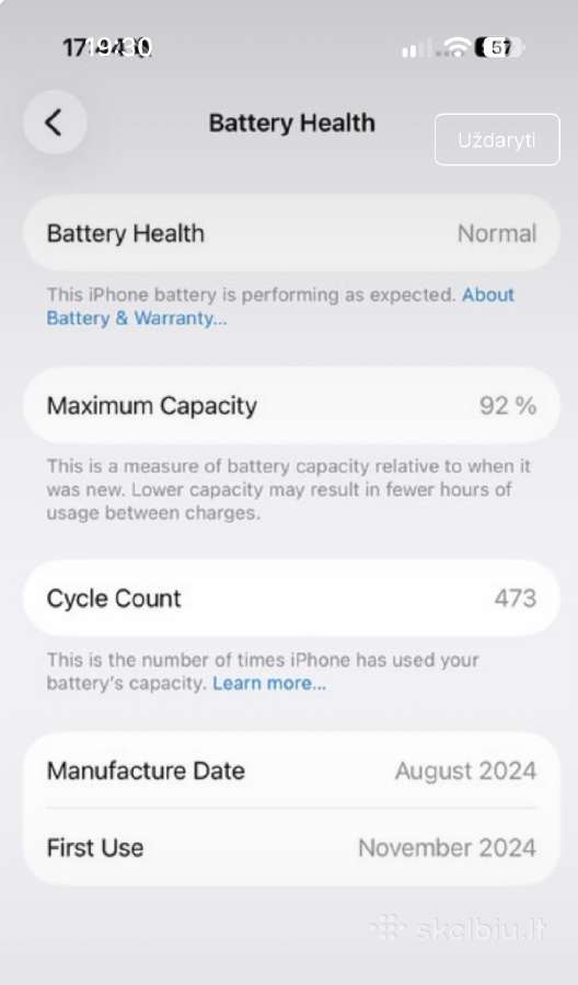 Apple iPhone 16 Pro 512 GB- Desert Titanium - nuotraukos Nr. 13