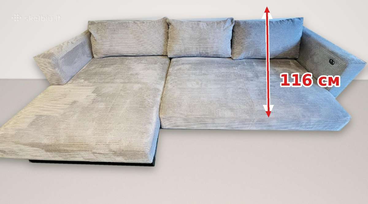 Sofa-lova su elektriniu išskleidimu - nuotraukos Nr. 2