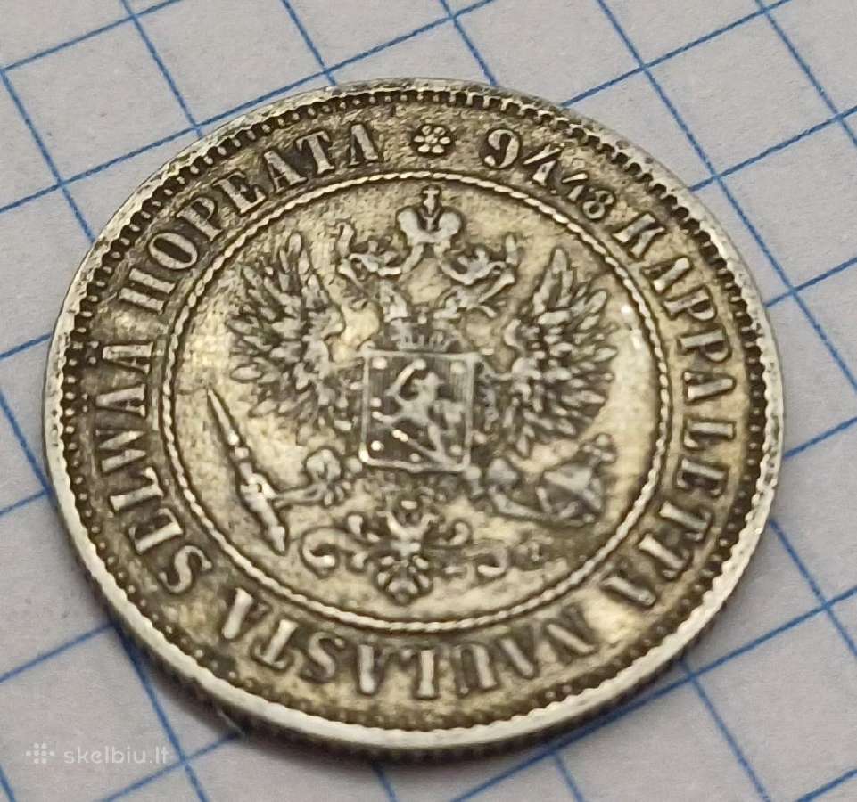 1890 m markė Suomija - nuotraukos Nr. 2