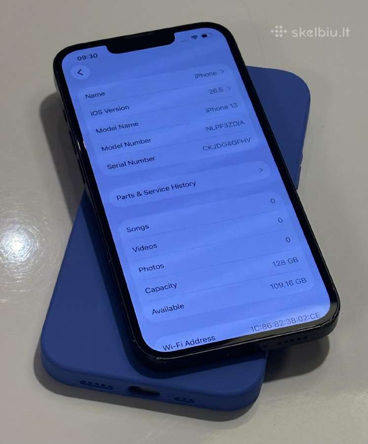 iPhone 13 128gb Black - 100% Battery Health - nuotraukos Nr. 6