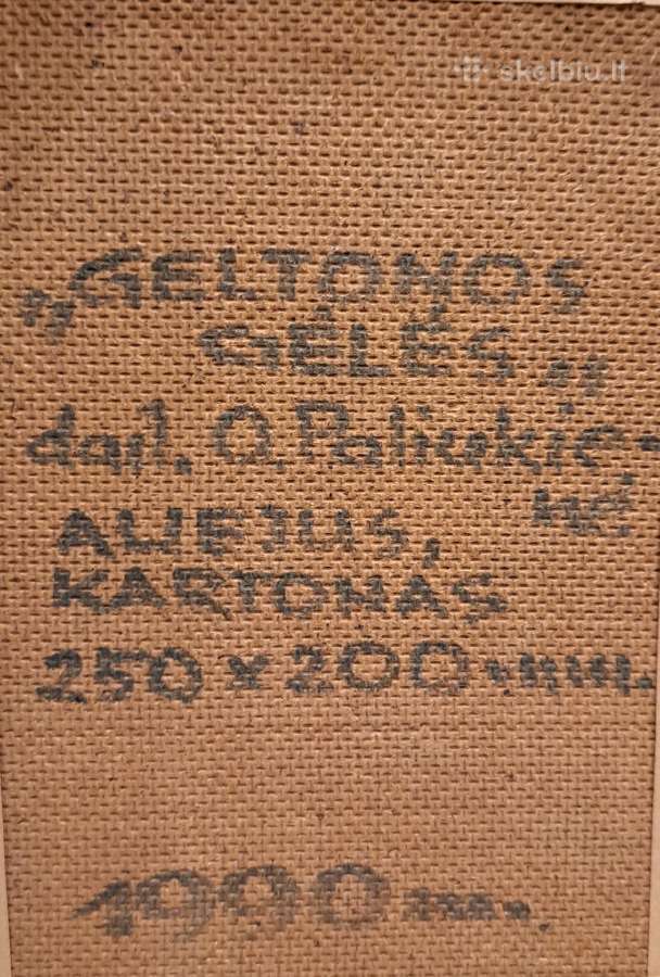 Ona Paliukienė „Geltonos gėlės“ 1990 m. - nuotraukos Nr. 3