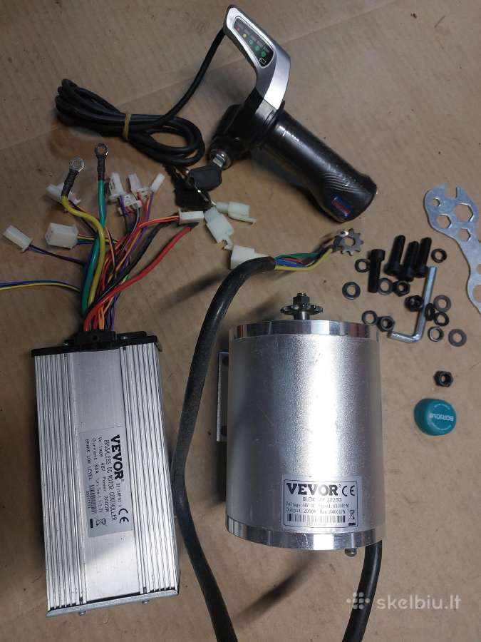 2kw elektrinis variklis su valdikliu 48v Bldc - nuotraukos Nr. 6