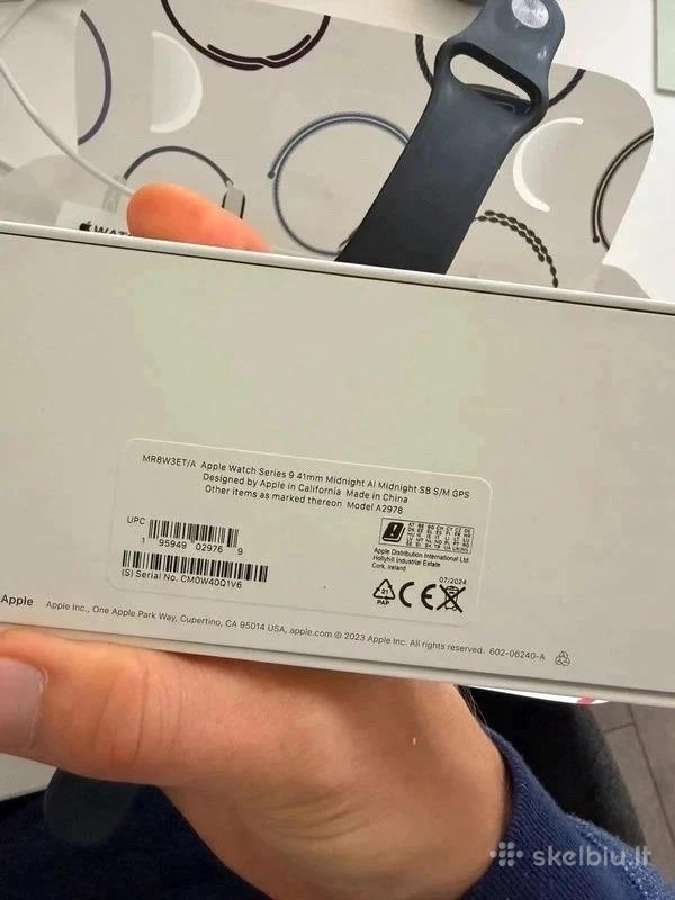 Apple Watch Series 9 41mm Midnight AL S/m GPS - nuotraukos Nr. 4