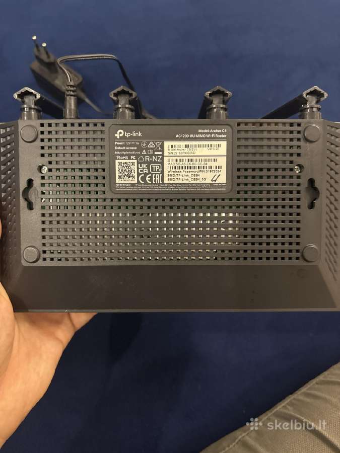 Tp-link Archer C6 Maršrutizatorius - nuotraukos Nr. 2