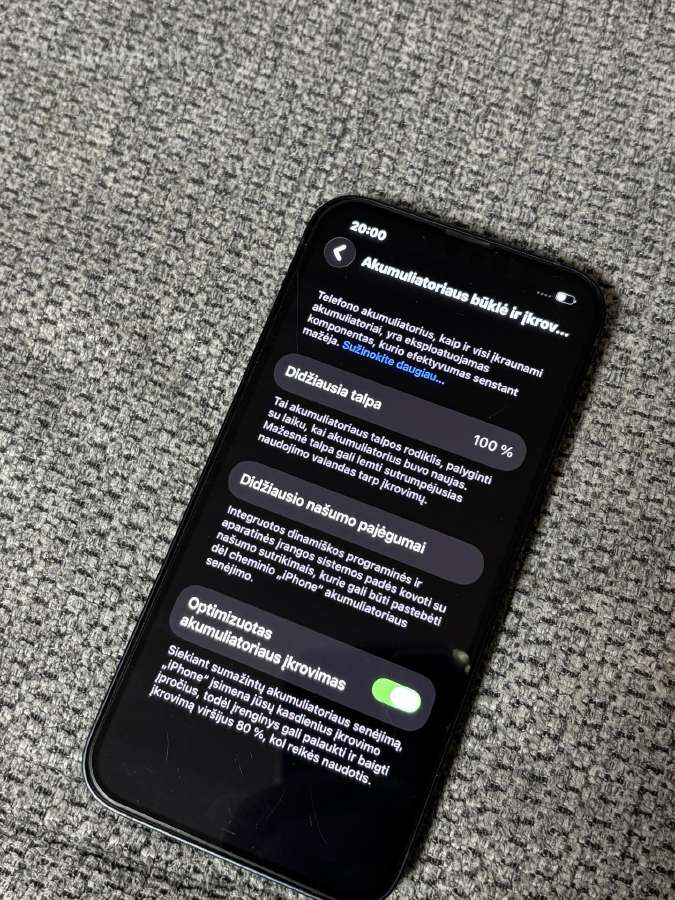 iPhone 13 100% baterija - nuotraukos Nr. 7