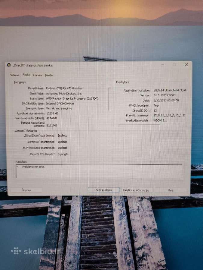 I5-10400f, 16gb, 500ssd, rx470 4gb - nuotraukos Nr. 5