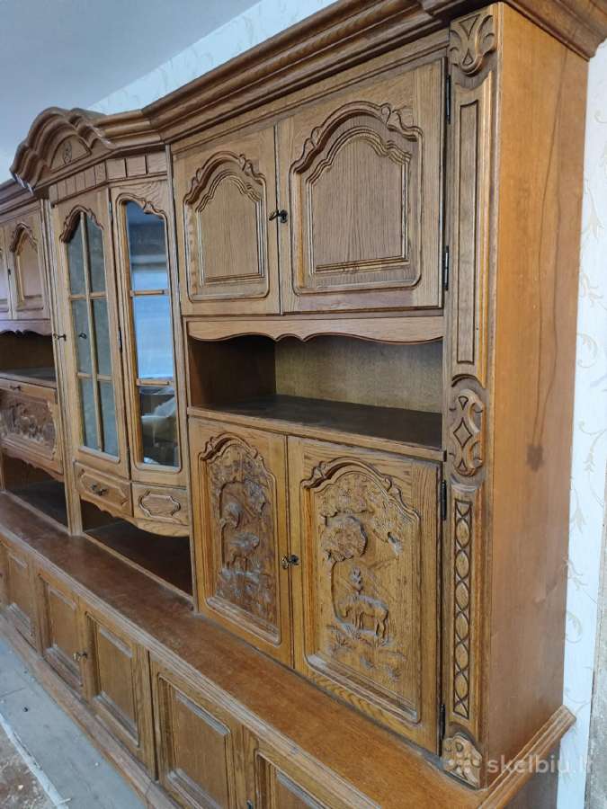 Naudota ąžuolinė sekcija 270 eur.paruošta išvežti. - nuotraukos Nr. 2