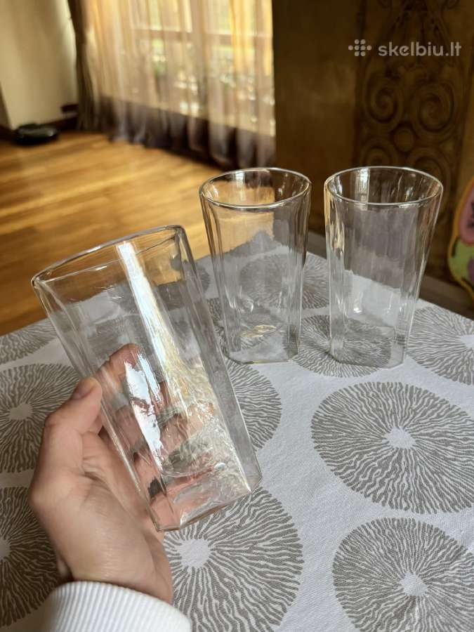 2 naujos dvigubo stiklo stiklinės - nuotraukos Nr. 4