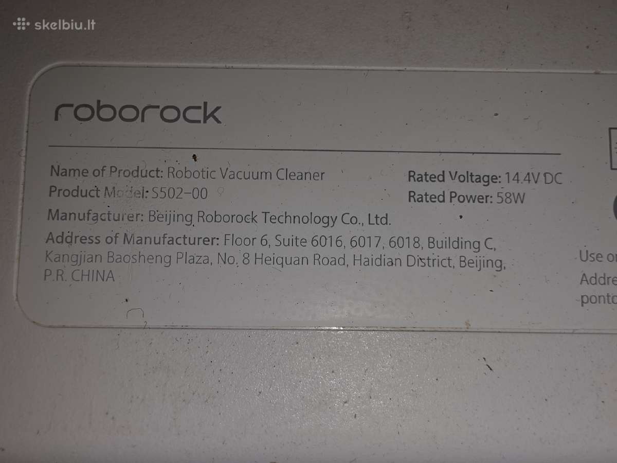 Roborock S502-00 - nuotraukos Nr. 4
