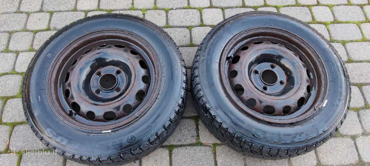 Žieminės padangos 195/65 R15 su ratlankiais - nuotraukos Nr. 6