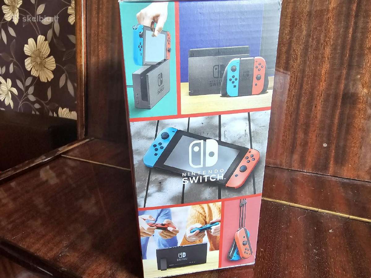 Nintendo Switch žaidimų konsolė – Nauja, neatidary - nuotraukos Nr. 3