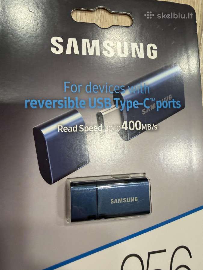 Usb laikmena Samsung Drive Type-c 256 GB, mėlyna - nuotraukos Nr. 2
