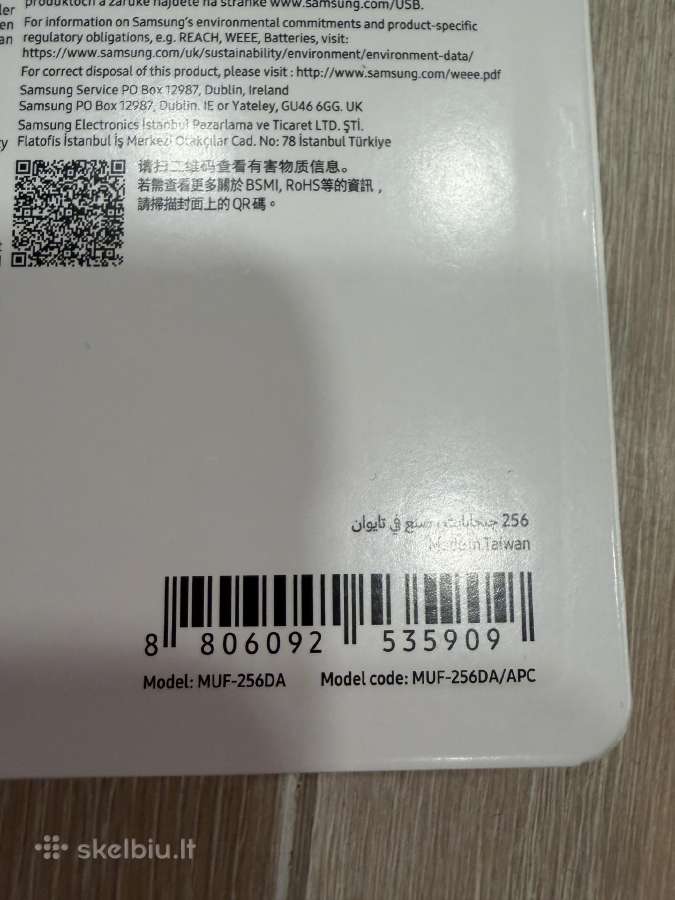 Usb laikmena Samsung Drive Type-c 256 GB, mėlyna - nuotraukos Nr. 6