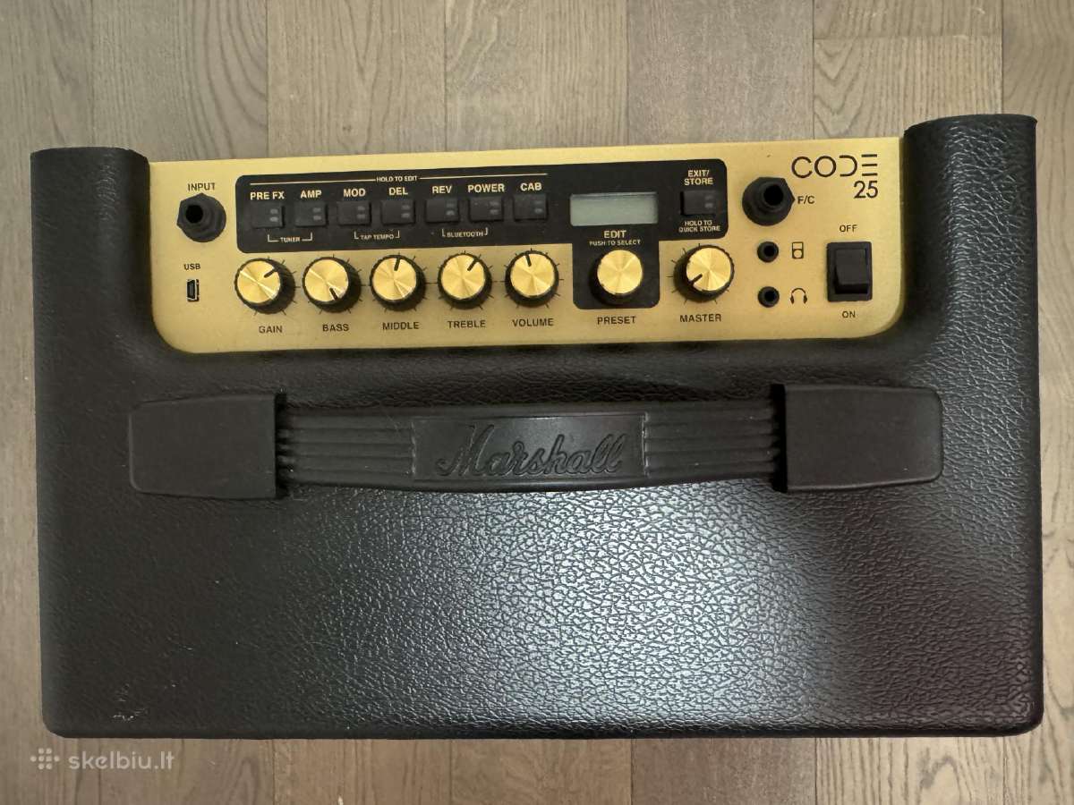 Kubas Elektrinei Gitarai Marshall Code25 - nuotraukos Nr. 2