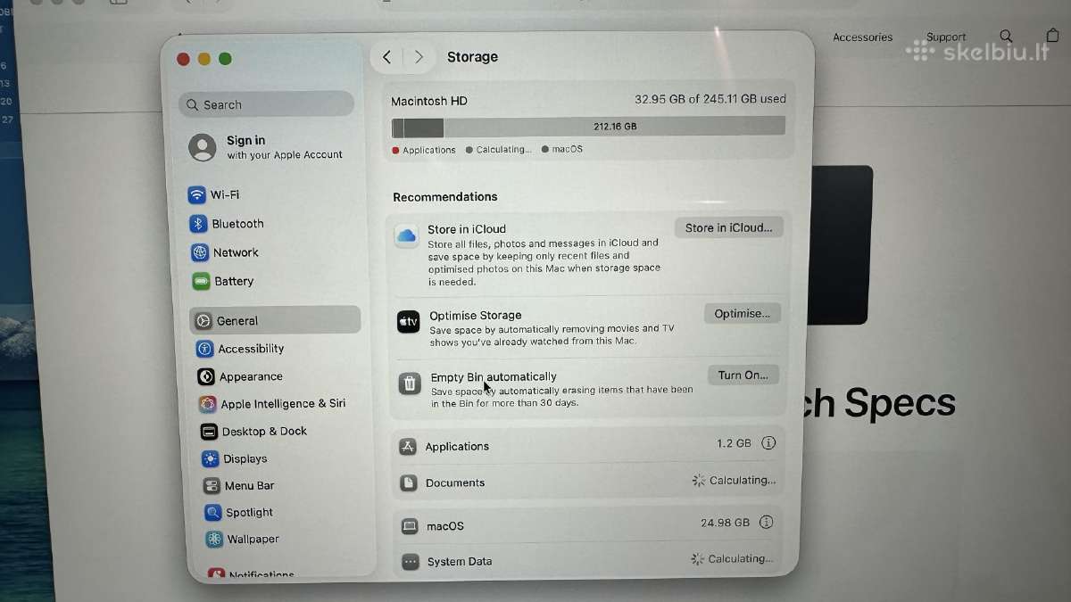 Apple MacBook Air M2 13,6 (2022) – 8gb / 256gb - nuotraukos Nr. 3