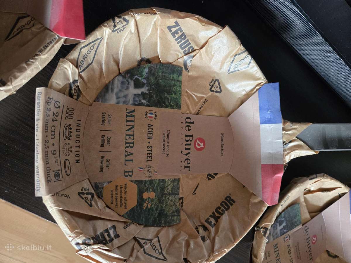 De Buyer Mineral B plieninės keptuvės - nuotraukos Nr. 4