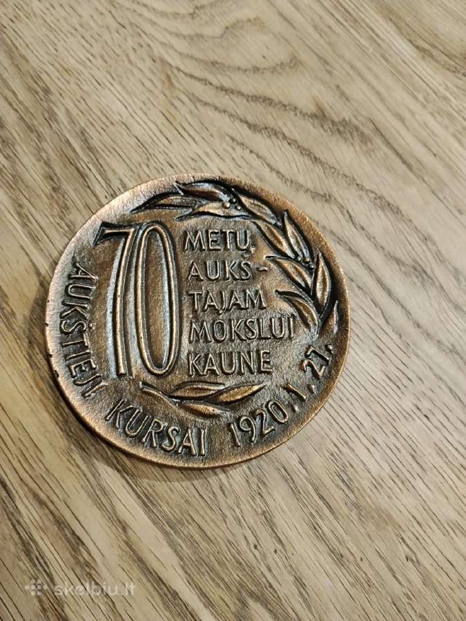 Stalo medalis, bareljefas. 1920 - nuotraukos Nr. 2