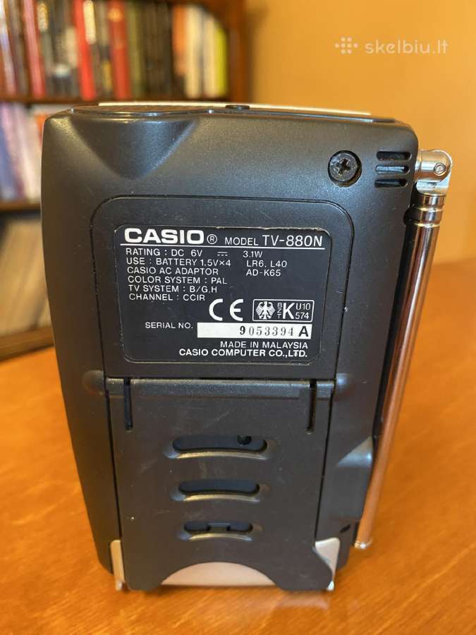 Casio LCD TV-880 neśiojamas telikas - nuotraukos Nr. 3