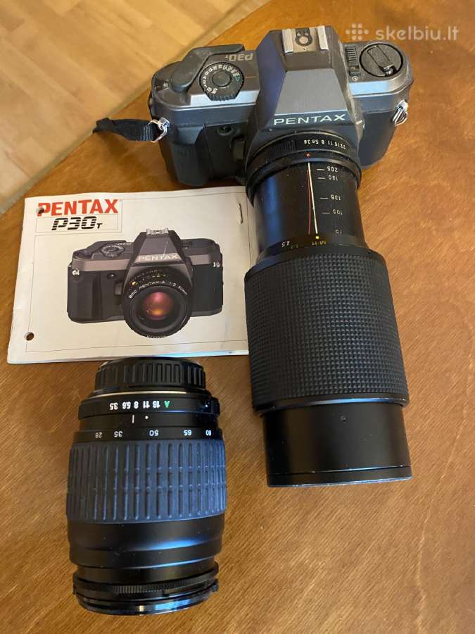 Pentax P30t 35 mm juostinis veidrodinis 1990 - nuotraukos Nr. 3