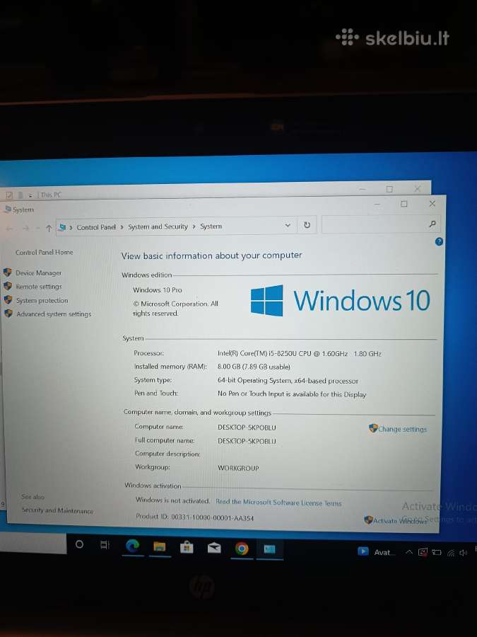 Hp probook - nuotraukos Nr. 6