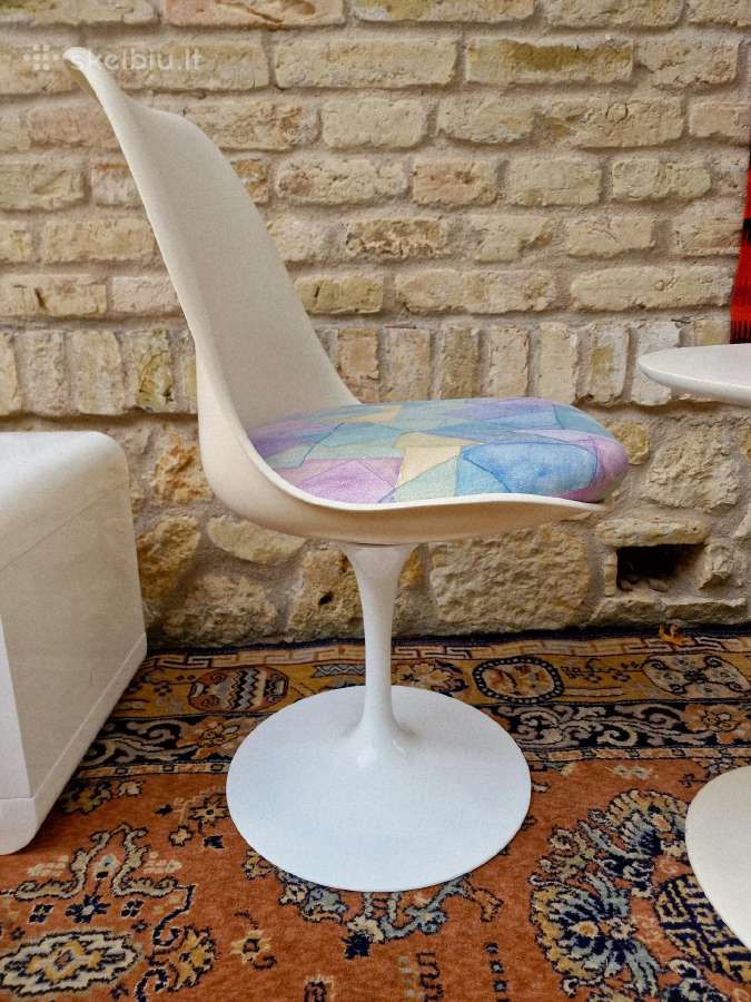 Vintažinė mid century autorinė kėdė "Tulip" - nuotraukos Nr. 2