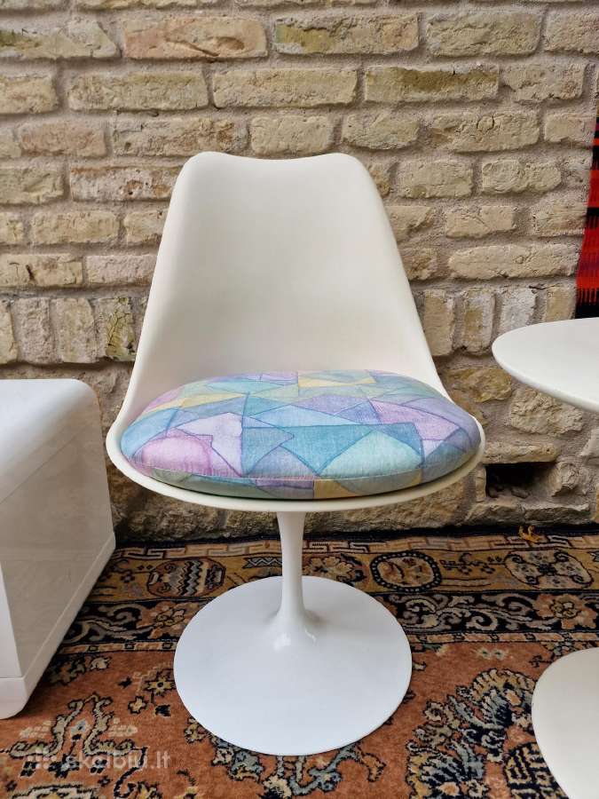 Vintažinė mid century autorinė kėdė "Tulip" - nuotraukos Nr. 4