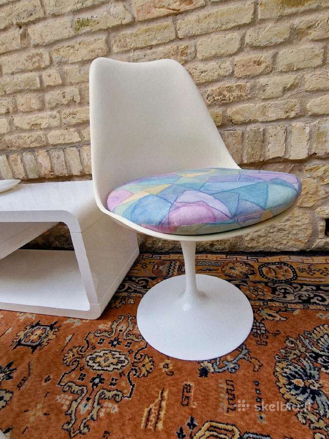 Vintažinė mid century autorinė kėdė "Tulip" - nuotraukos Nr. 10
