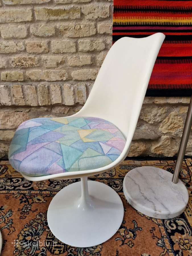 Vintažinė mid century autorinė kėdė "Tulip" - nuotraukos Nr. 12