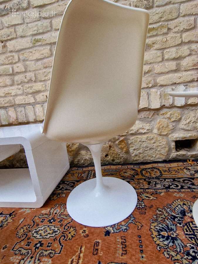 Vintažinė mid century autorinė kėdė "Tulip" - nuotraukos Nr. 22