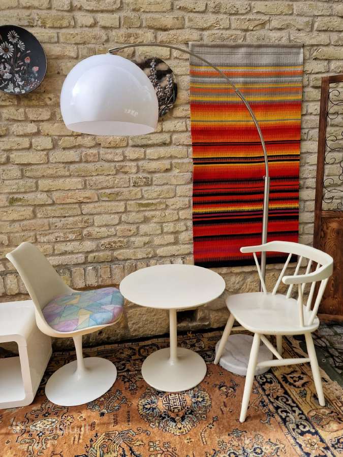Vintažinė mid century autorinė kėdė "Tulip" - nuotraukos Nr. 28