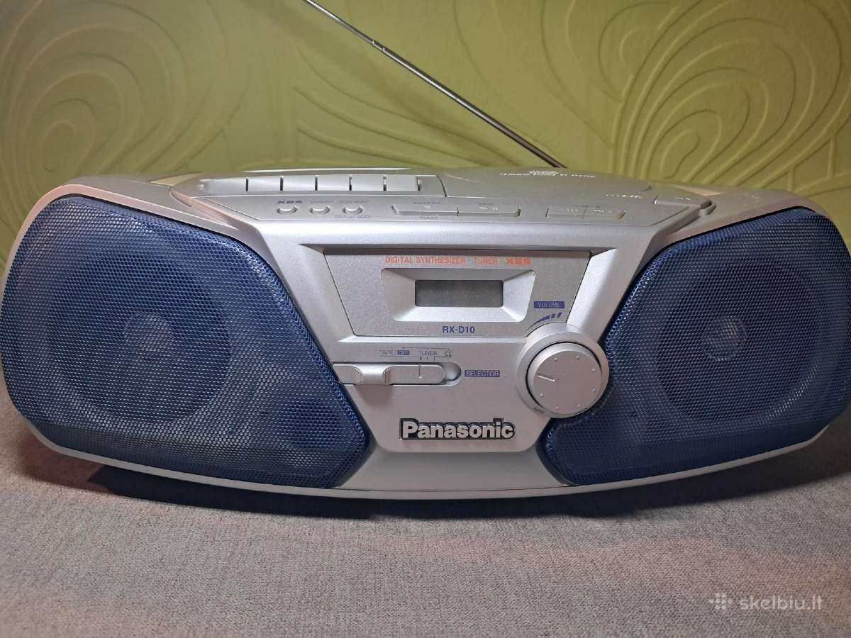 Panasonic Rx-d10 magnetofonas CD, kasetė, radijas - nuotraukos Nr. 3