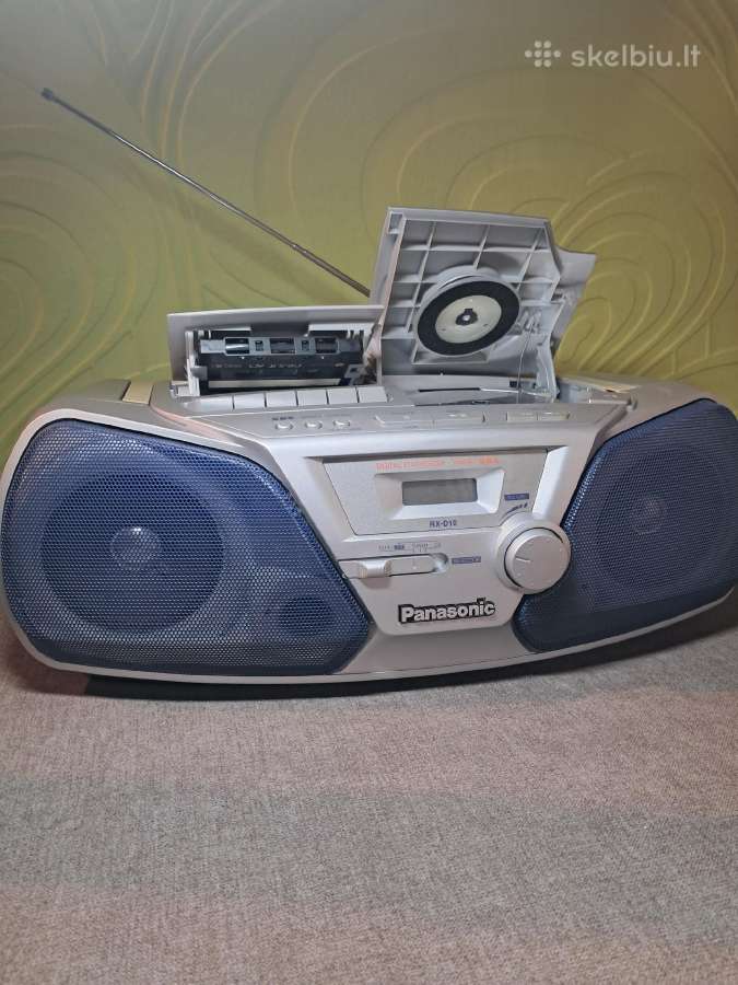 Panasonic Rx-d10 magnetofonas CD, kasetė, radijas - nuotraukos Nr. 2