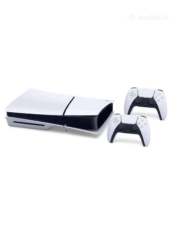 Playstation 5 Slim Disc 1tb du gamepadai - nuotraukos Nr. 2