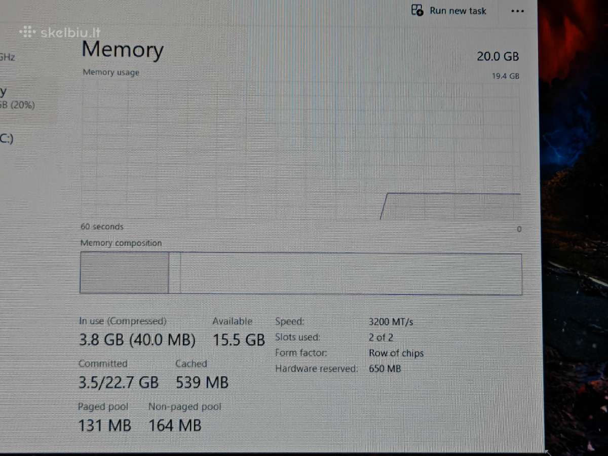 Ideapad 3* 20gb RAM* Ryzen 5 - nuotraukos Nr. 5