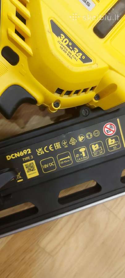 Dewalt vyniakale Dcn 692 - nuotraukos Nr. 3