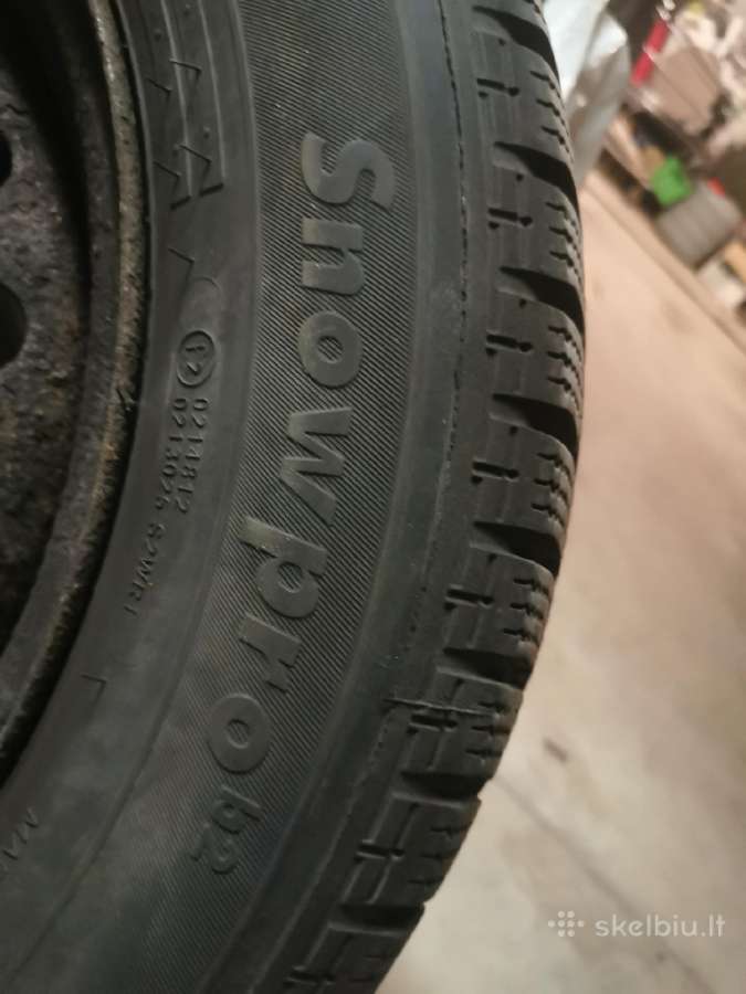 Žieminės padangos su ratlankiais 205/60 R16 - nuotraukos Nr. 2