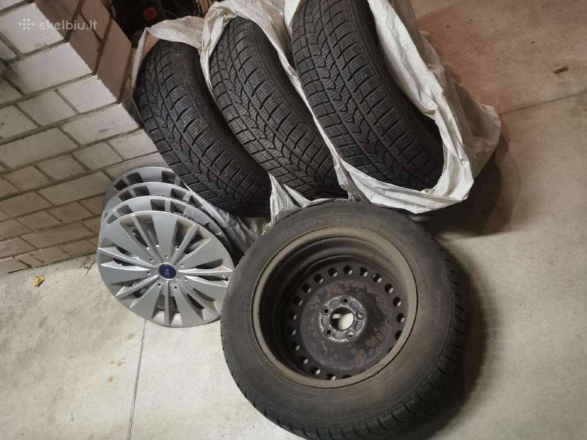 Žieminės padangos su ratlankiais 205/60 R16 - nuotraukos Nr. 6