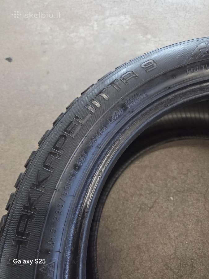 Nokian 225/50r17 6mm - nuotraukos Nr. 8