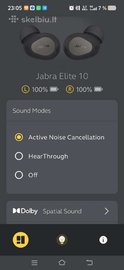 Jabra elite 10 Anc ausinės - nuotraukos Nr. 6