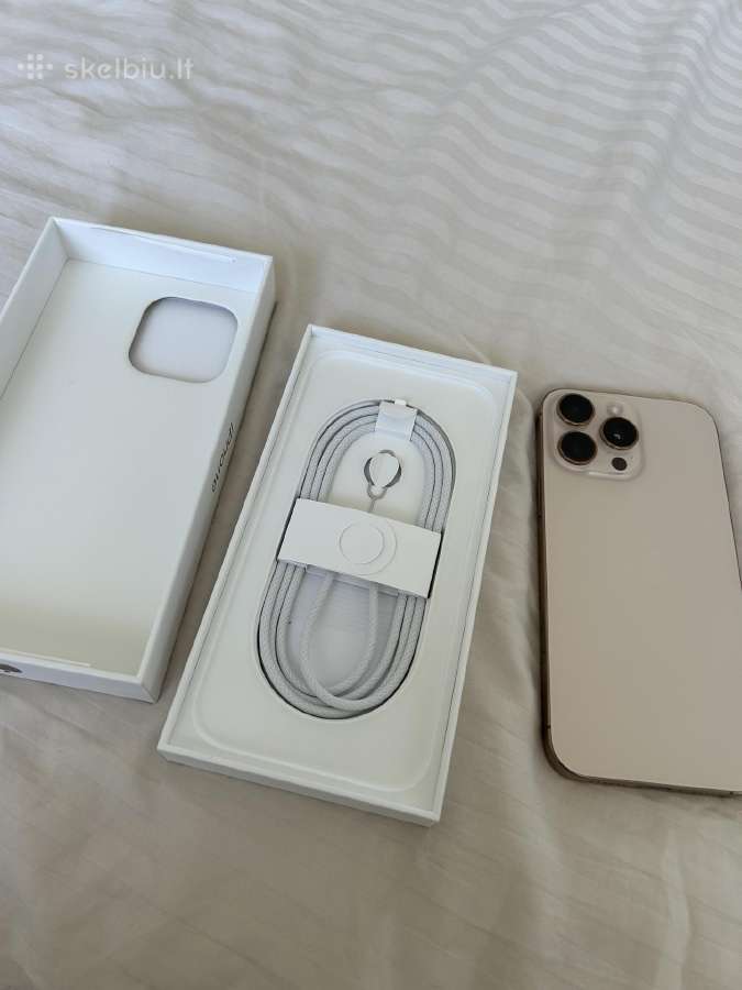 iPhone 16 pro max 256gb 97% - nuotraukos Nr. 3