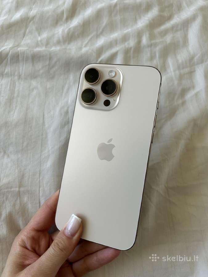 iPhone 16 pro max 256gb 97% - nuotraukos Nr. 4