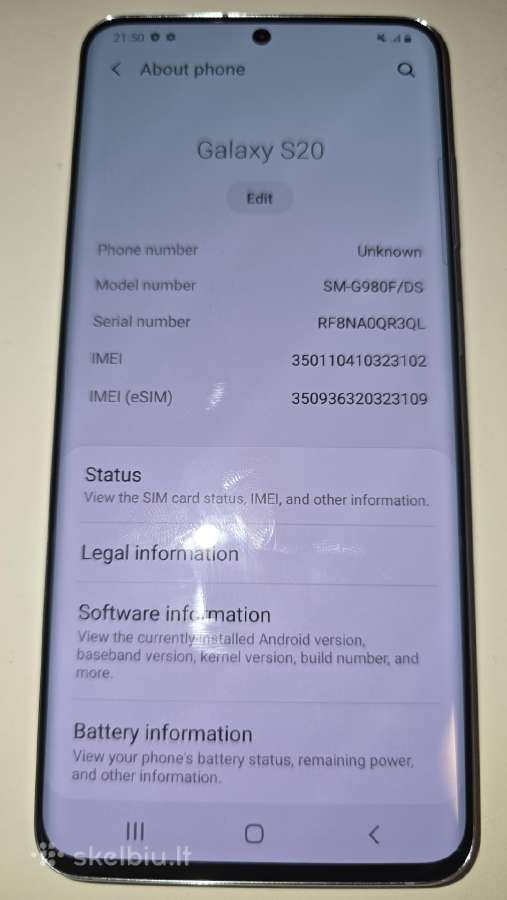 Samsung s20 - nuotraukos Nr. 7