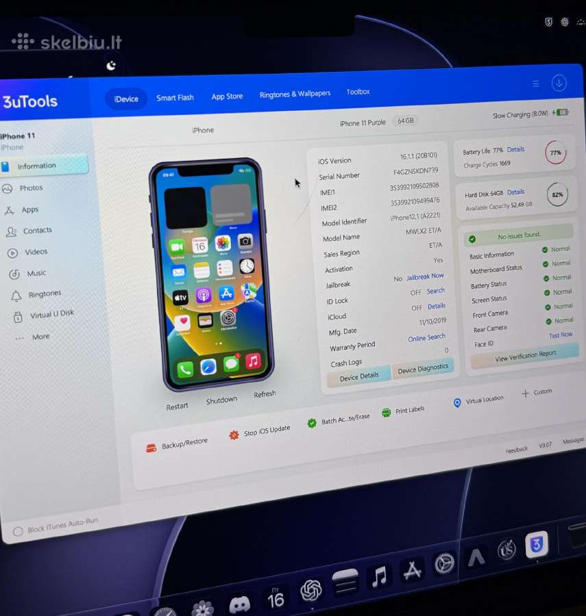 iPhone 11 64gb - nuotraukos Nr. 5