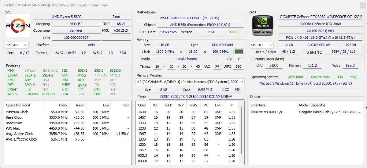 Žaidimų Kompiuteris Ryzen 5 5600 ir rtx 3060 - nuotraukos Nr. 4