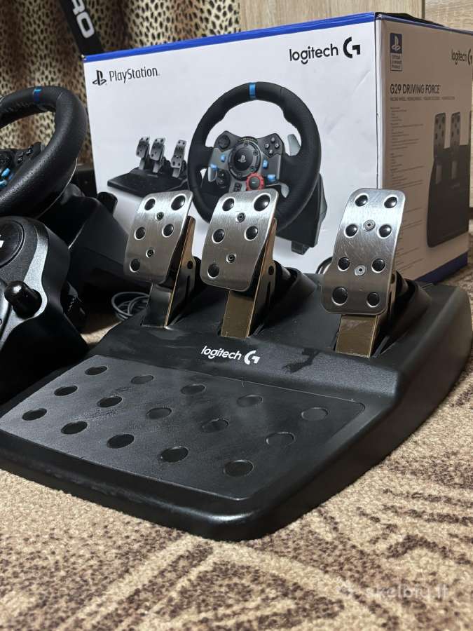 Parduodu mažai naudota vaira logitech g29 ps5 - nuotraukos Nr. 3
